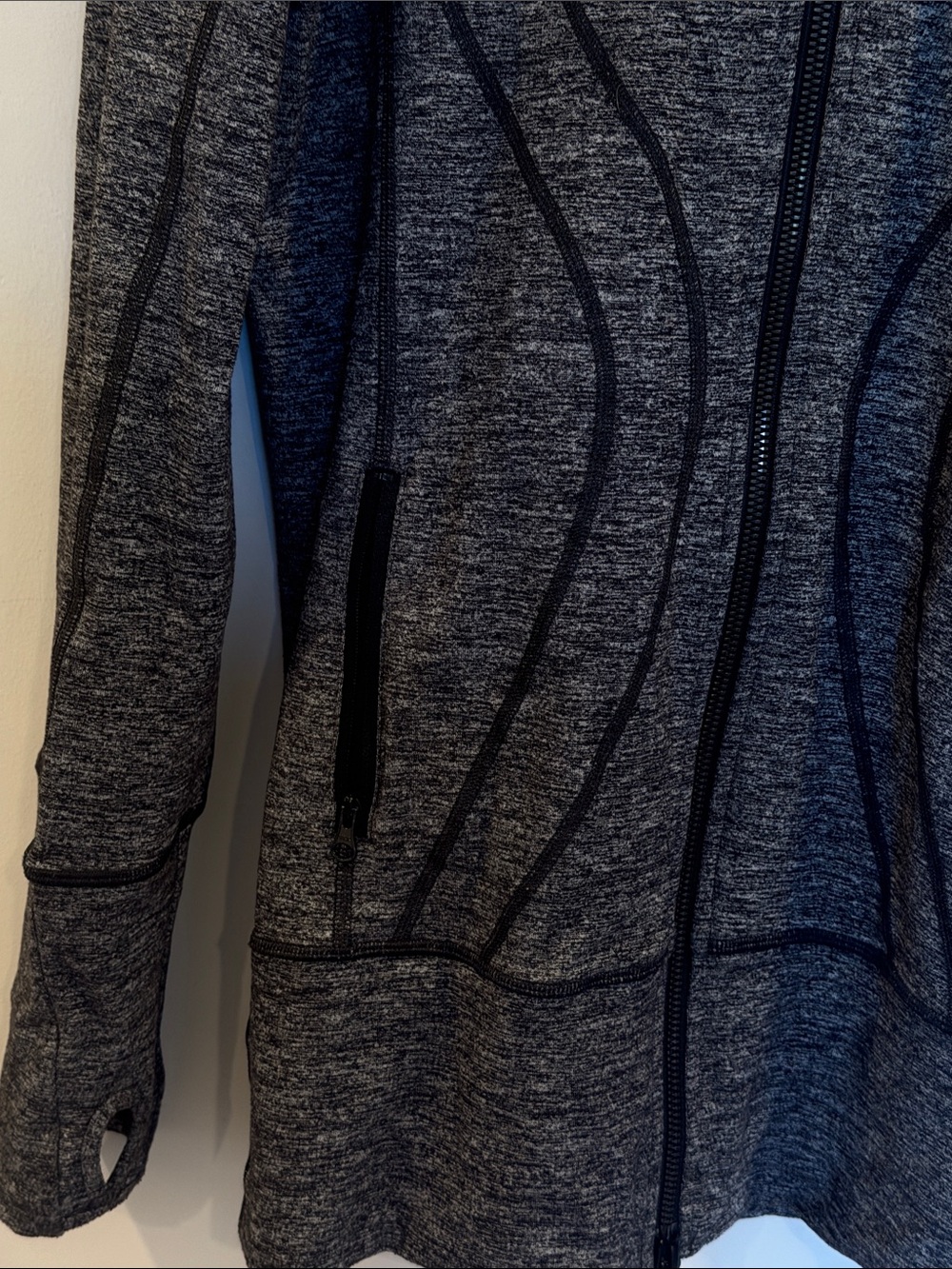 lululemon athletica Gray Heather Full-Zip Jacket - Picture 4 of 9
